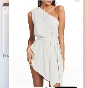 Retrofete never worn sequin one shoulder dress